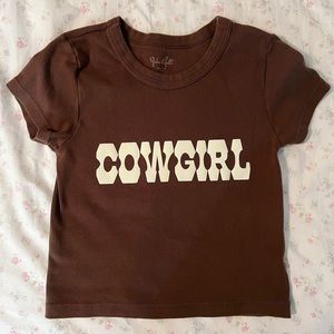 Brandy Melville Crop Tee